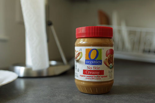 organic peanut butter photo