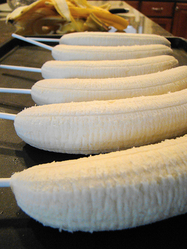 frozen banana photo