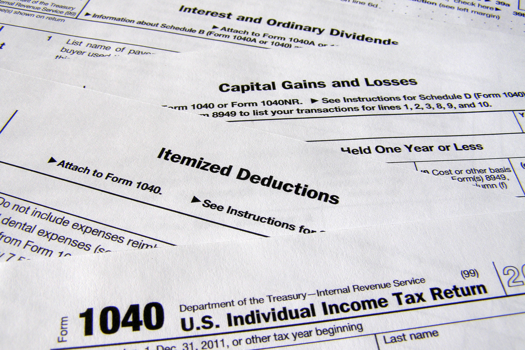 tax documents photo