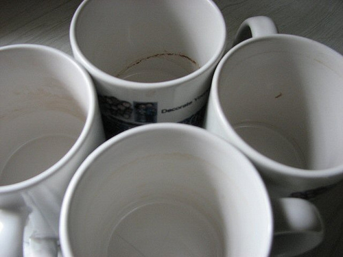 coffee stain mug photo