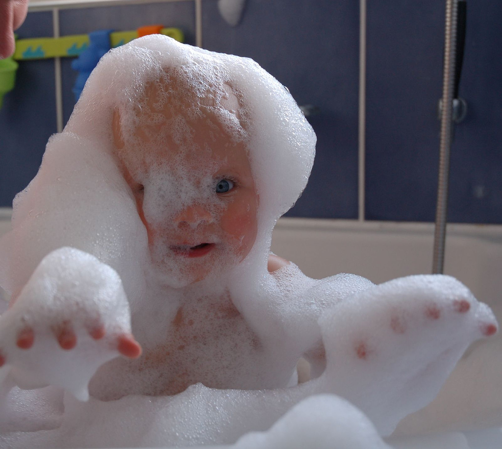 bubble bath photo