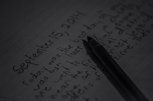 writing journal photo
