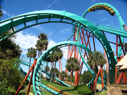 roller coaster photo