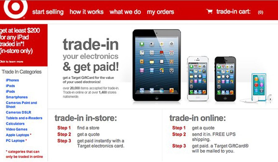 Exchange Gift Cards And Trade In Old Electronics At Target