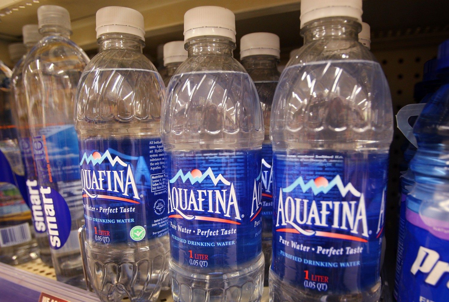 bottled water photo food