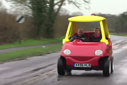 A Pair Of British Brothers Made An Adult-sized Toy Car That Can Reach Up To 70 MPH