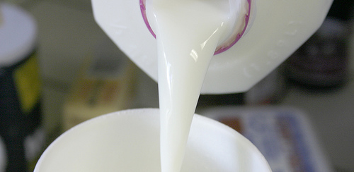 pouring milk photo