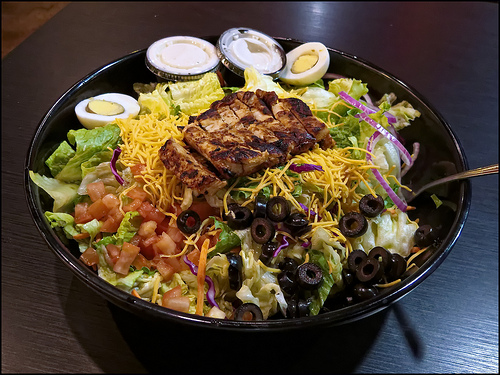 fast food salad photo