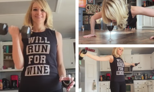 5 Day Fitness Wine Workout Video for Beginner