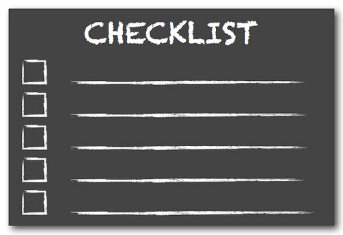 checklist photo