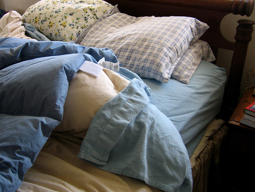 bed comforter photo