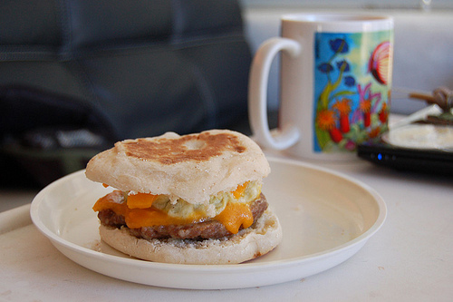 breakfast sandwich photo
