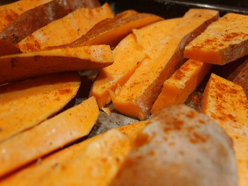 sweet potato wedges photo