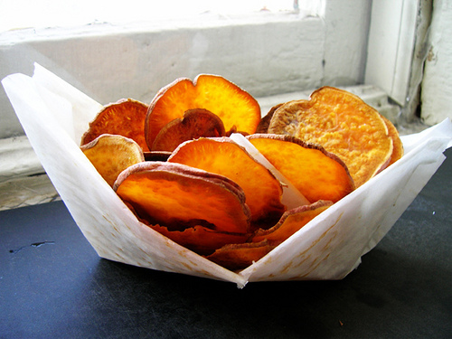 sweet potato chips photo