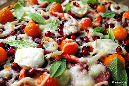 vegetable pizza photo