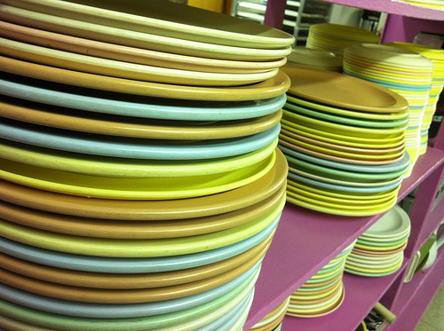 colorful plate photo