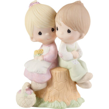 Precious Moments figurine with two children