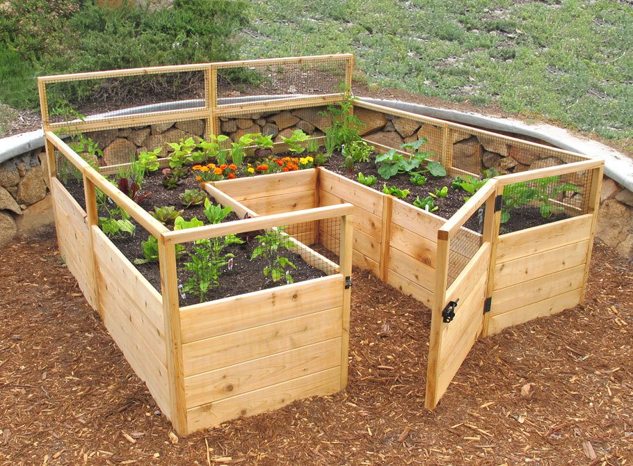 7 Raised Garden Bed Kits That You Can, Deck Vegetable Garden Kit