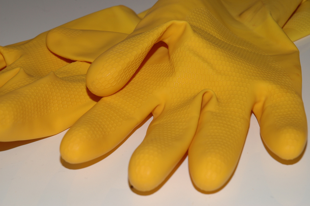 rubber gloves photo