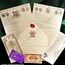 Jogwarts Acceptance Letter