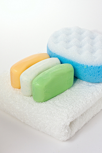 sponge bath photo
