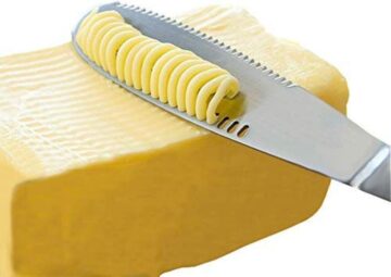 butter knife in butter