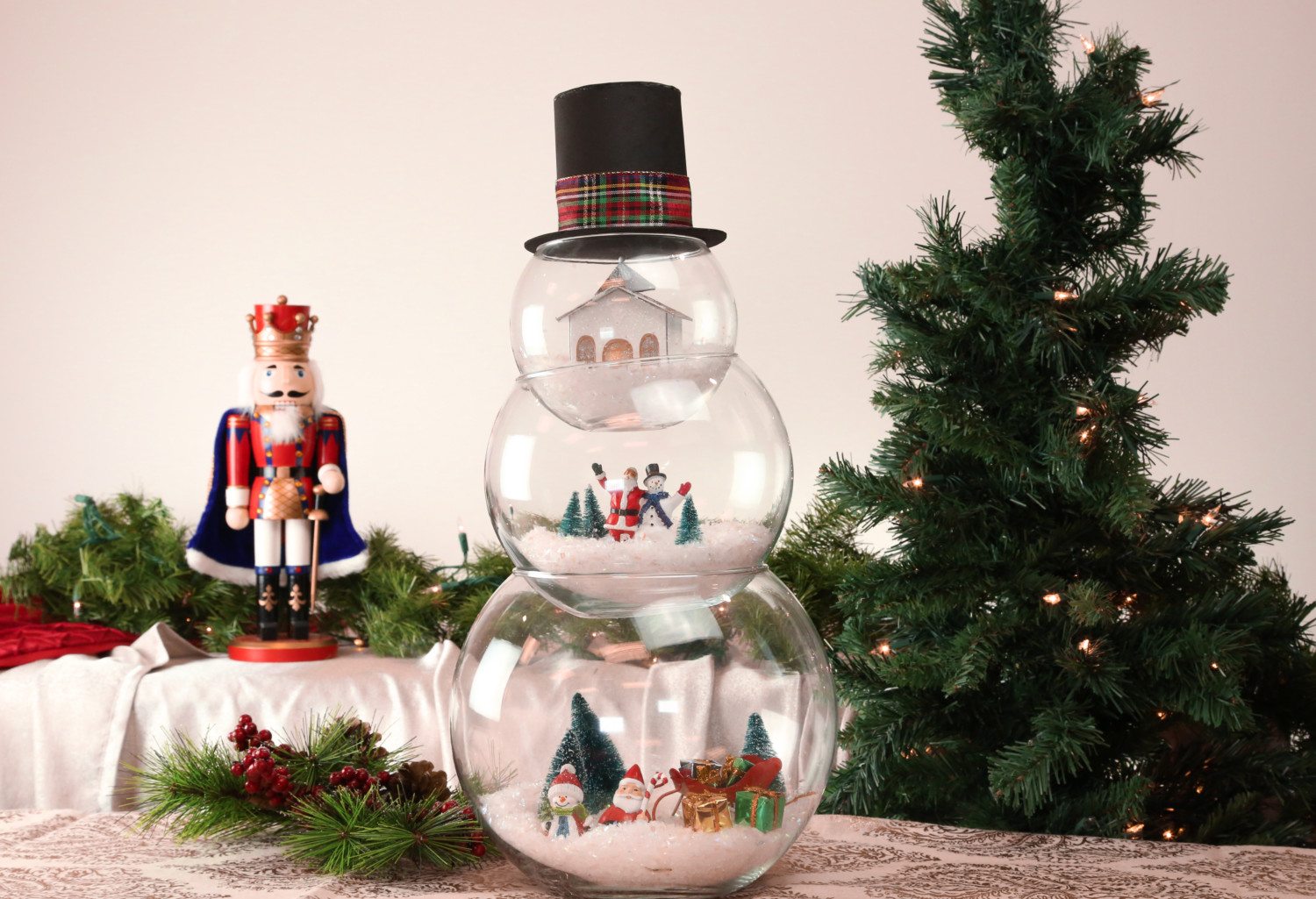Christmas Craft: How To Make A Fishbowl Snowman - Simplemost