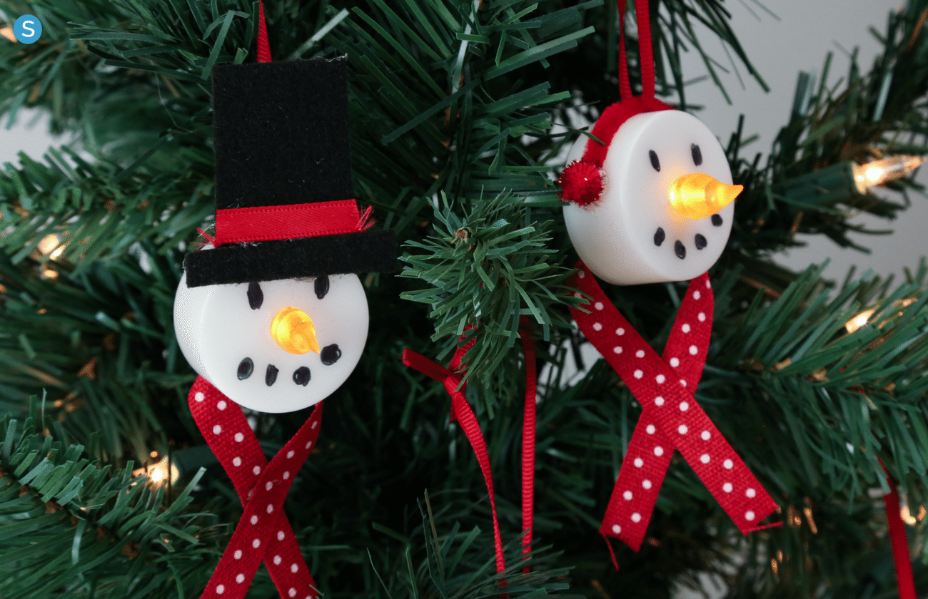 Sind pouch Medarbejder How To Transform Tea Lights Into Cute Snowman Ornaments