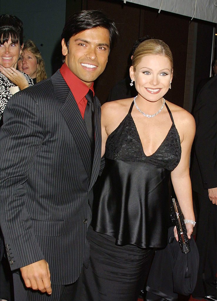 389548 11: (FILE PHOTO) Kelly Ripa and Michael Joseph arrive at the Daytime Emmy Awards May 18, 2001 at Radio City Music Hall in New York City. Ripa, co-host of "Live with Regis and Kelly" gave birth to an 8-pound 3-ounce baby girl named Lola Grace at 6:30 a.m. June 16, 2001 at a New York City hospital. (Photo by George De Sota/Getty Images)