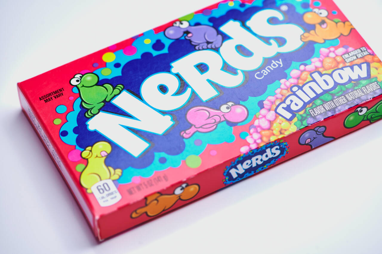 a box of Nerds candy