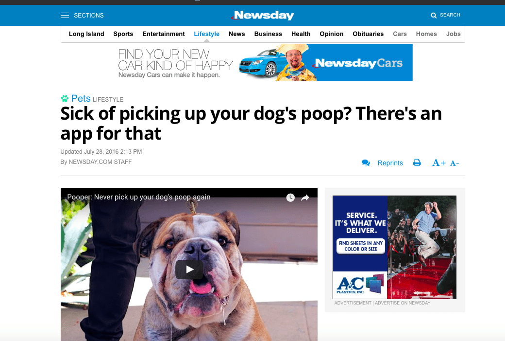 Newsday Pooper