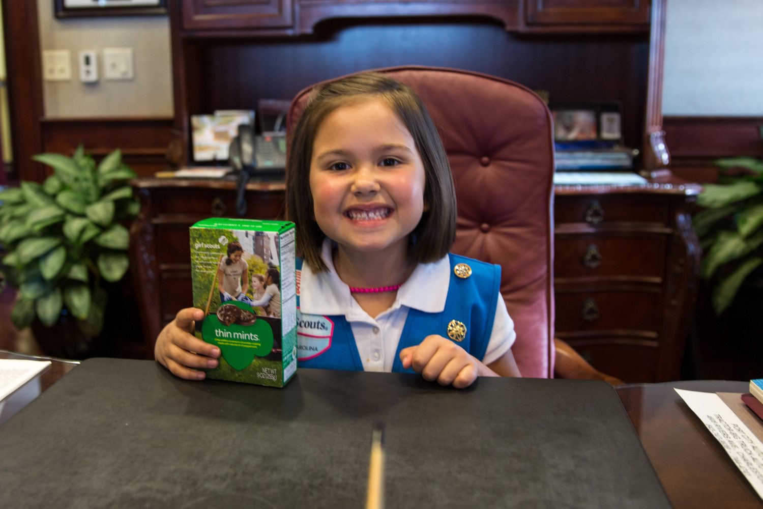 Girl Scouts visit Mayor Summey for Girl Scouts Week