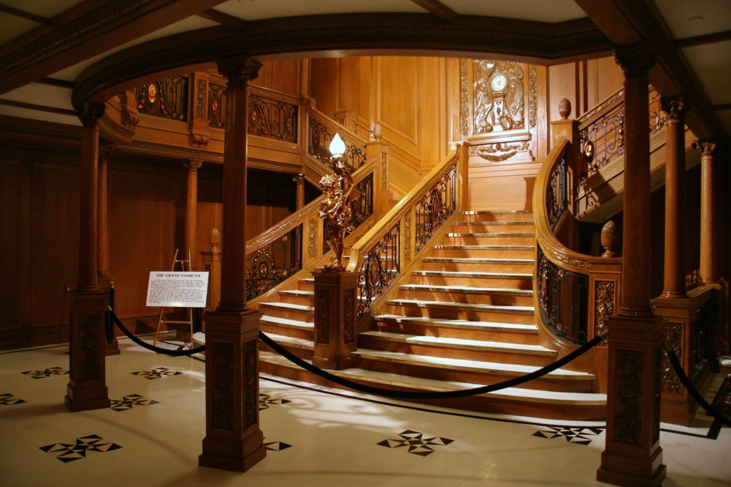 titanic staircase photo