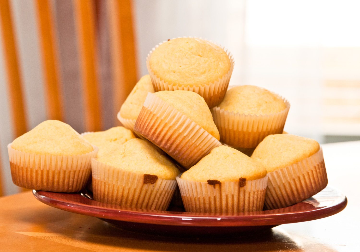 corn muffins photo