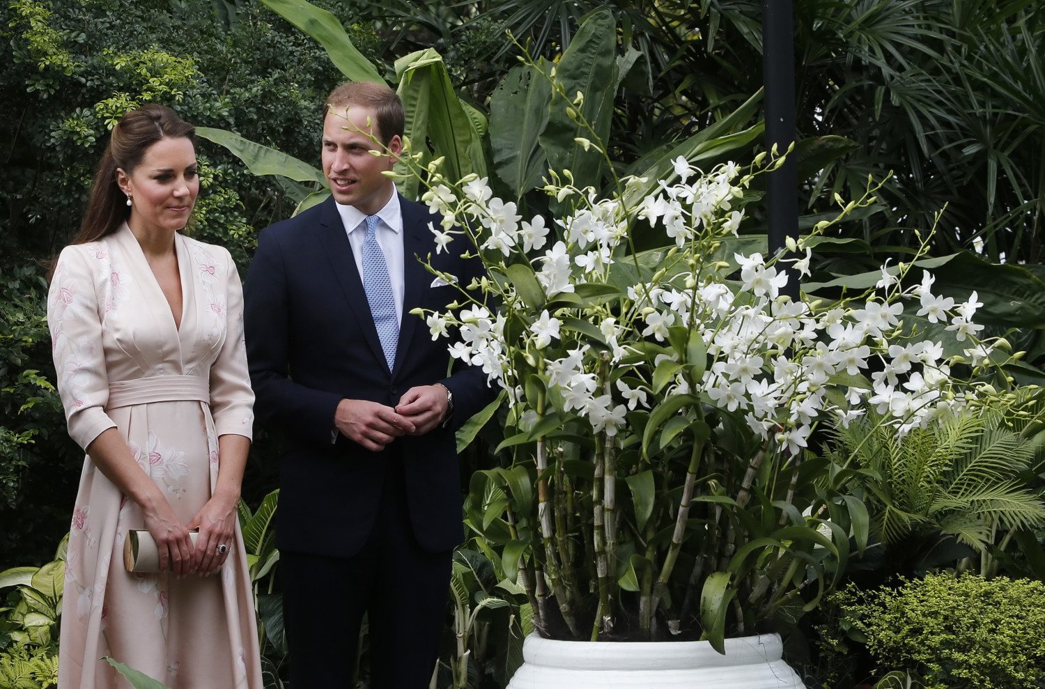 The Duke And Duchess Of Cambridge Diamond Jubilee Tour - Day 1