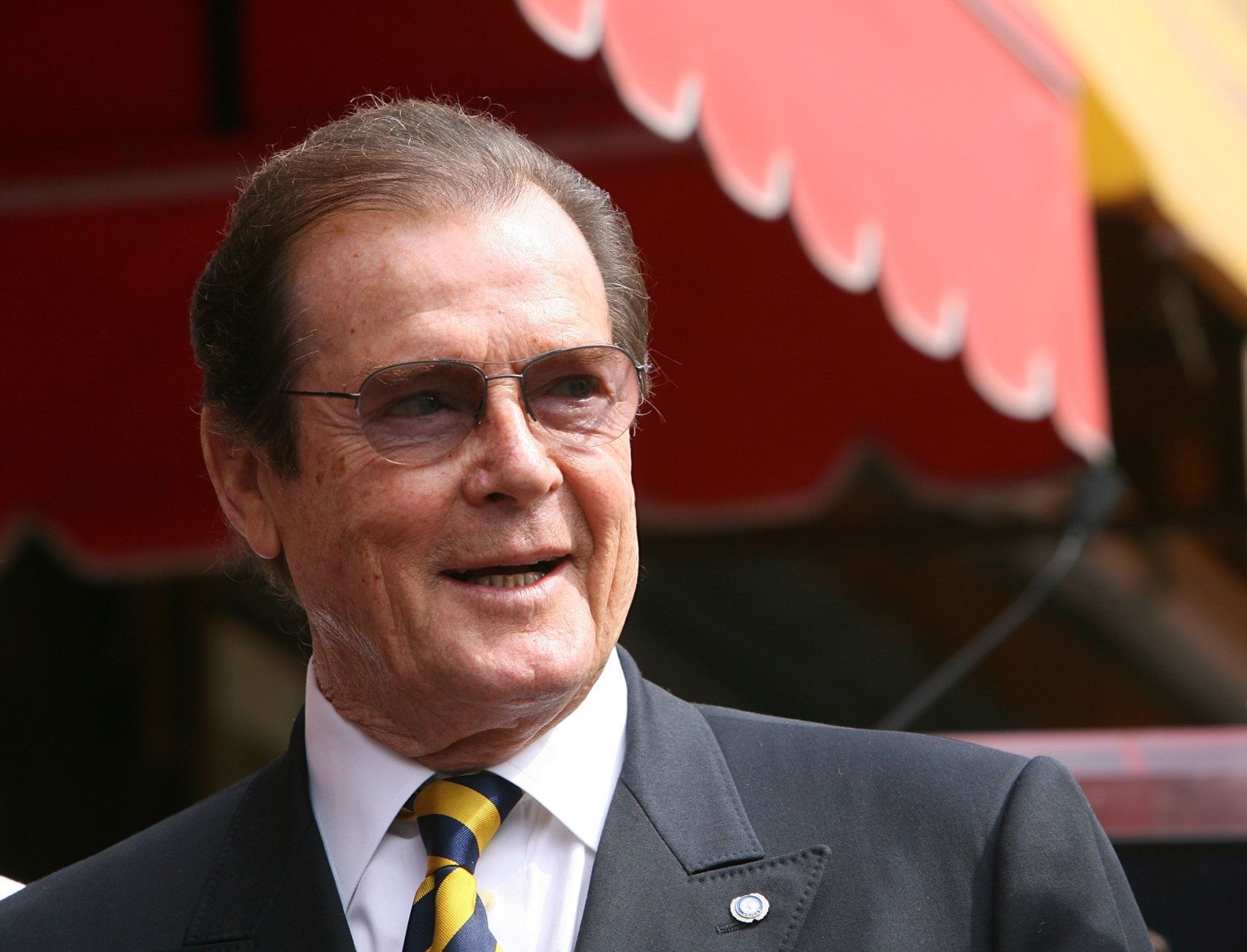Roger Moore Honored With A Star On The Walk Of Fame