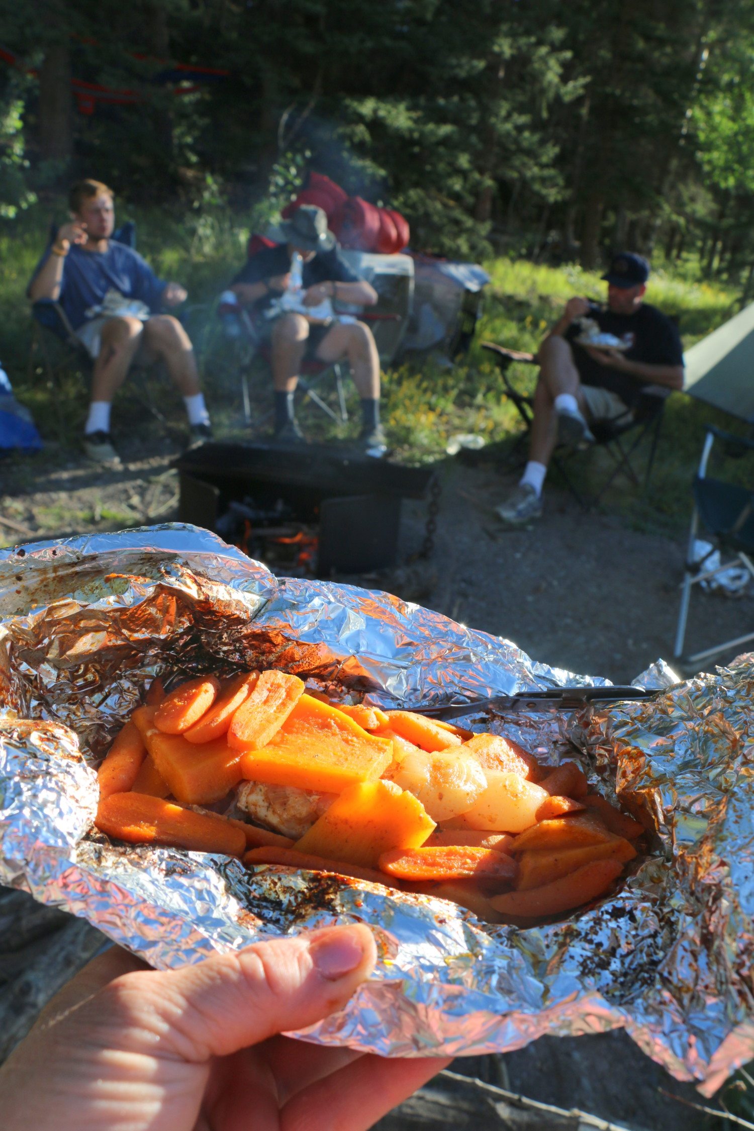 foil campfire photo
