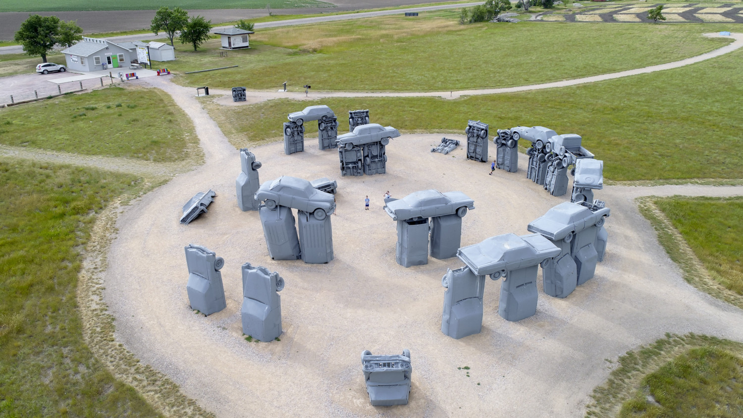 Carhenge, a Stonehenge replica, in Nebraska