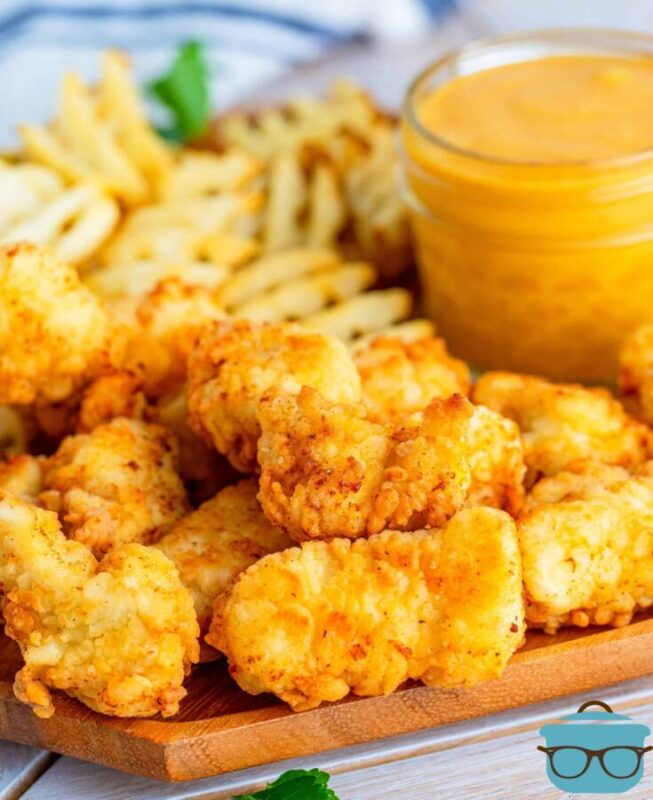 Chick-Fil-A chicken nuggets and sauce from The Country Cook