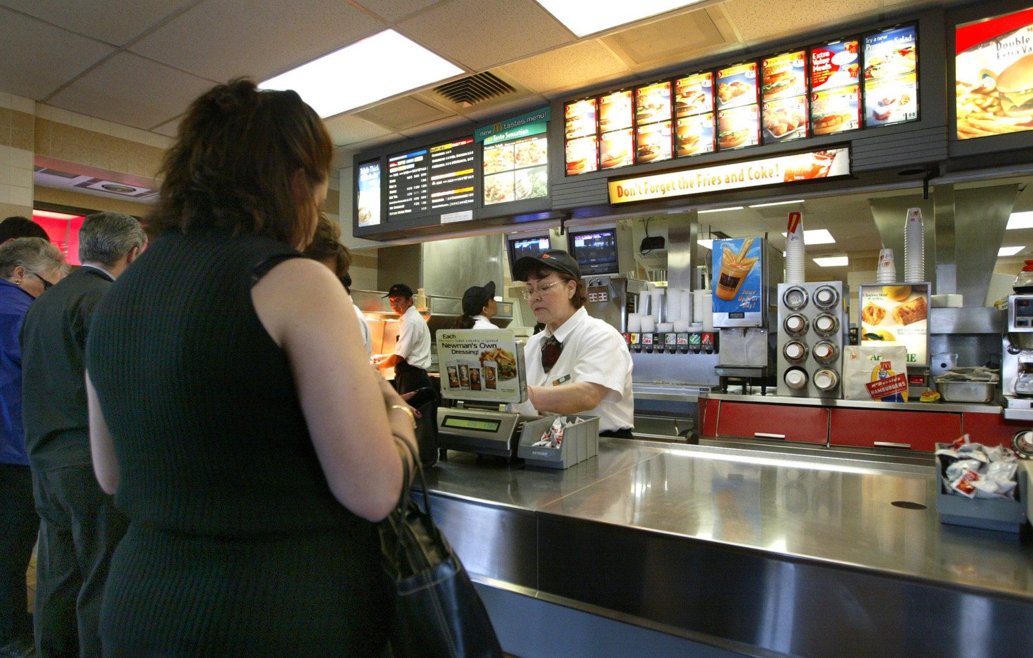 fast food menu photo