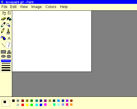 Your Drawing Tool: Paint done in Paint