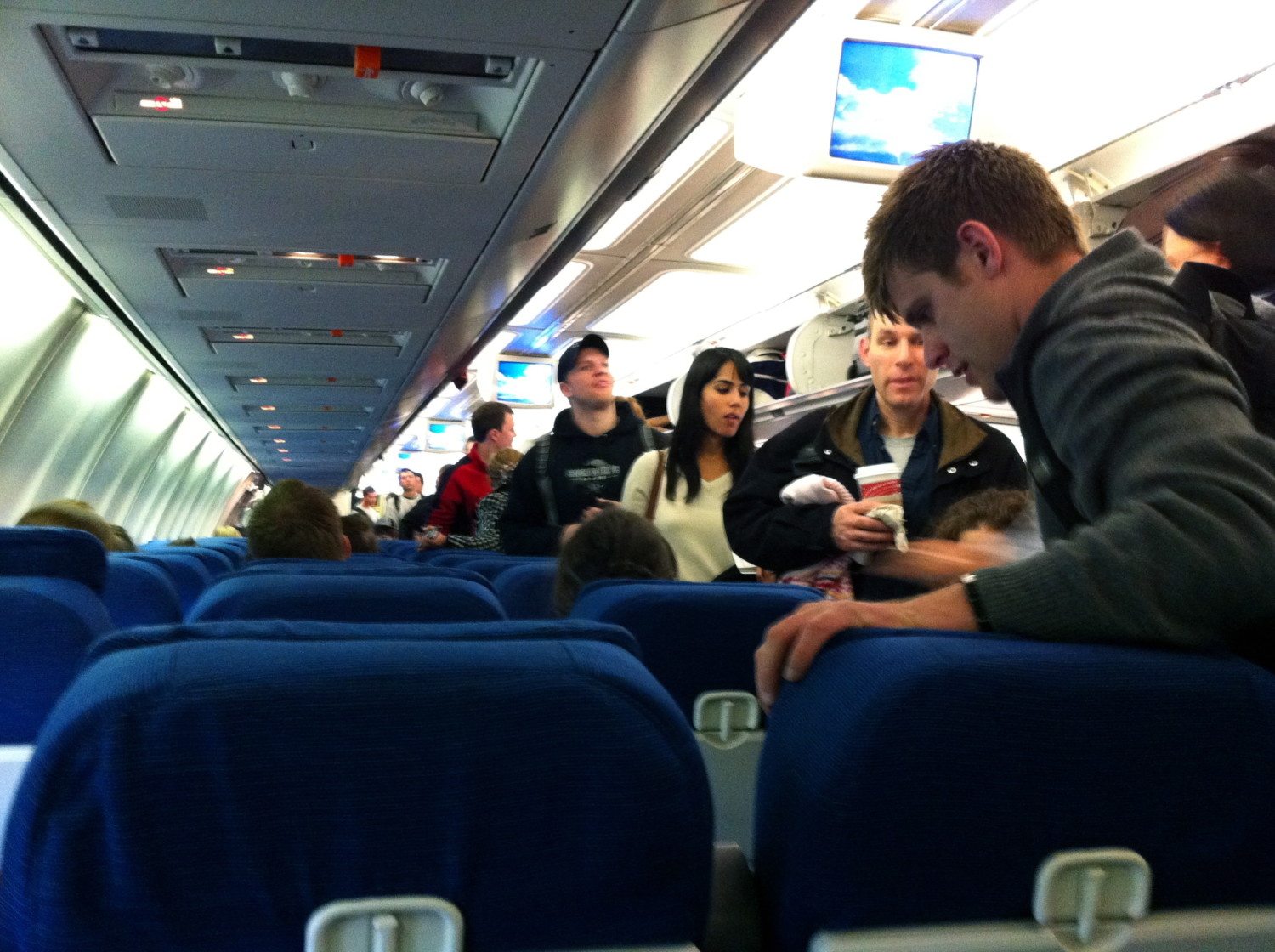 boarding airplane photo