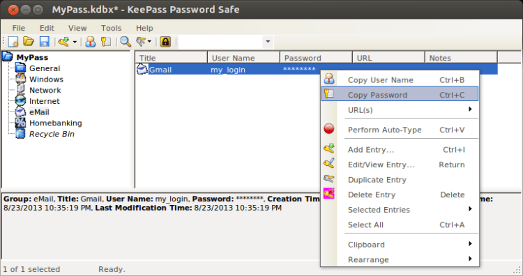 Keepass Password Manager