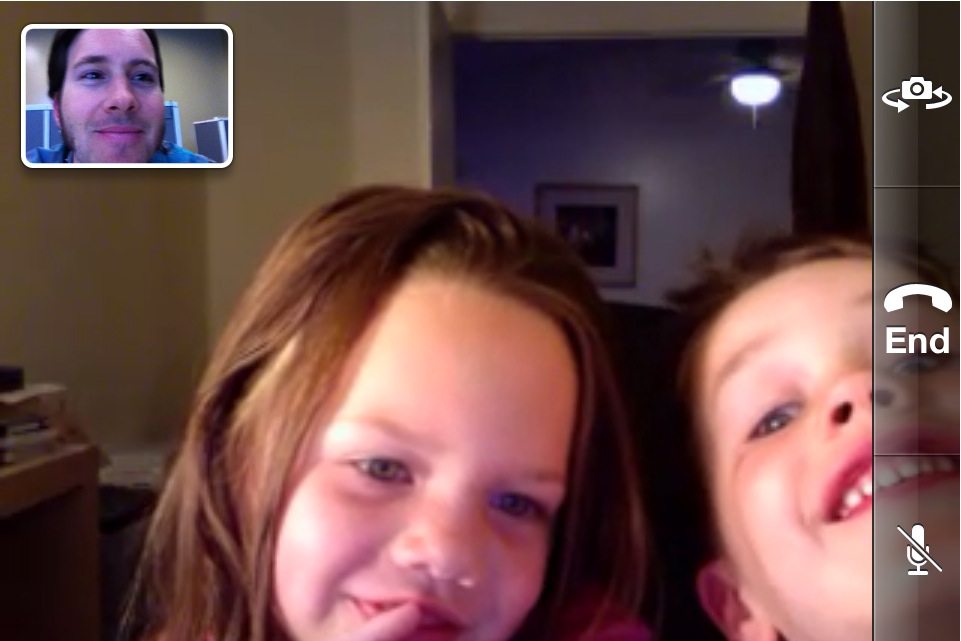 FaceTime with the kids