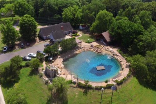 This Man Built A 500,000-Gallon Pool In His Backyard
