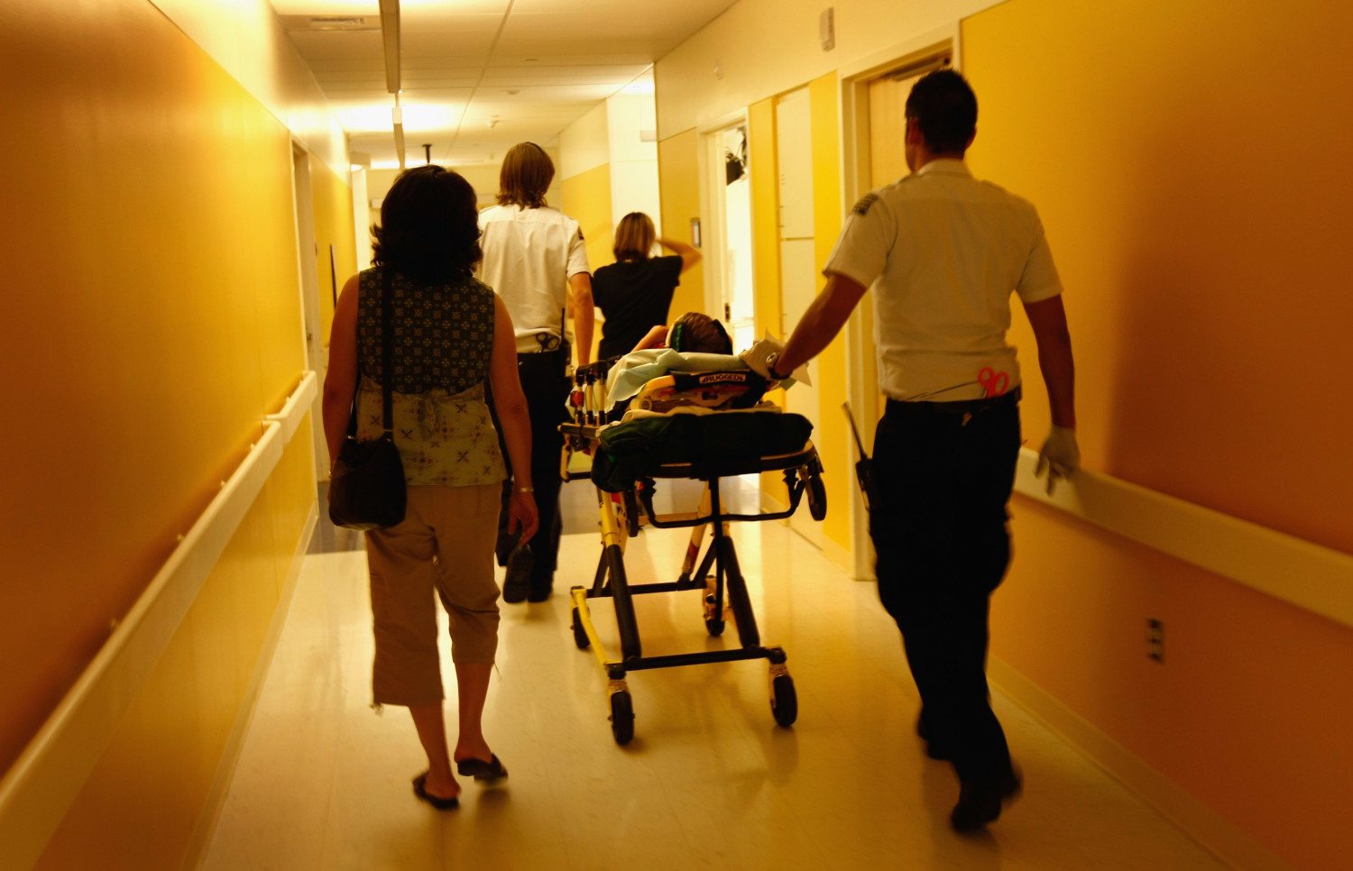 child in hospital photo