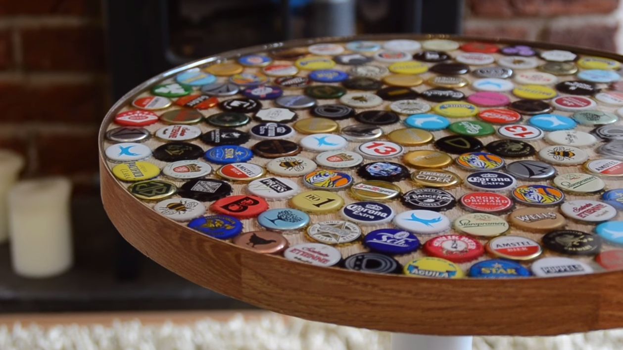 How to make a using beer bottle caps