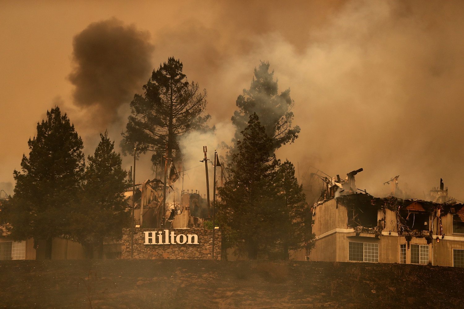 Santa Rosa wildfire photo