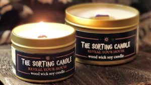 Harry Potter Sorting Candle on Etsy