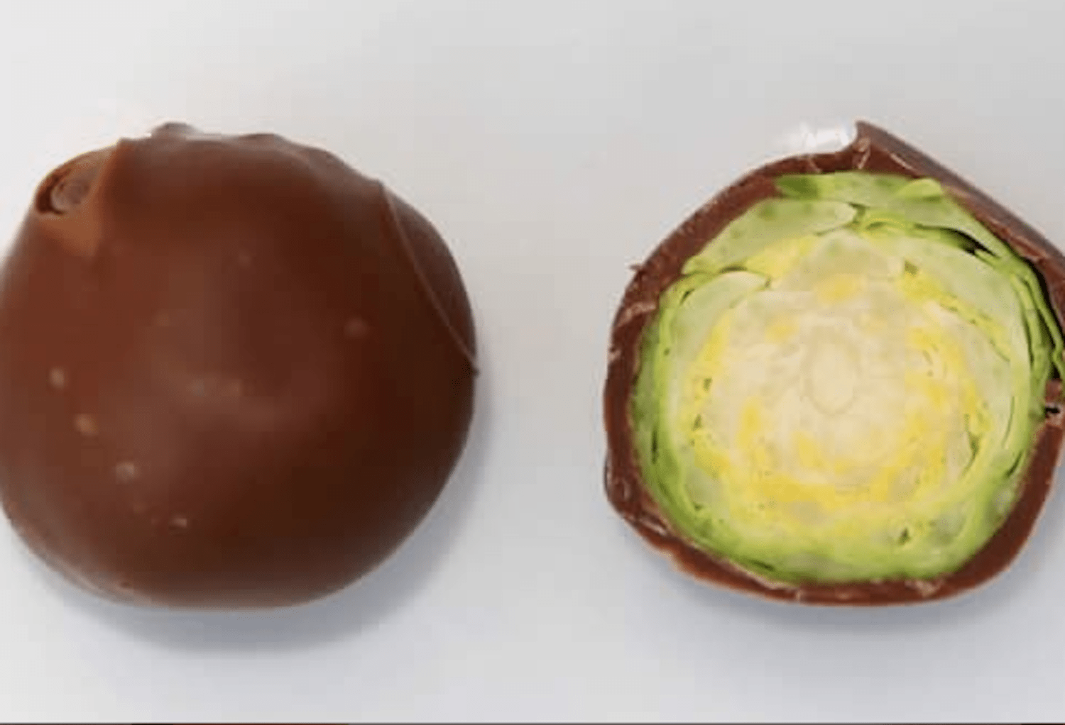 chocolate-covered Brussels sprouts